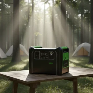 2400W Solar Generator LiFePO4 Pure Sine Wave Emergency Station Solar Panel Flashlight Outdoor Indoor Use
