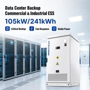 241kWh Industrial and Commercial Lithium-Ion Battery Energy Storage System with Air Cooling On/Off Grid