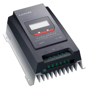 24V 48V 40A MPPT Solar Charge Controller 150V Max PV Voltage LCD Bluetooth for Off-Grid Energy Systems