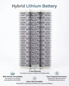 24V Lithium Battery 400Ah 18650 Prismatic Lithium-ion Battery Pack