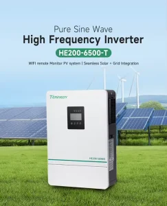 24V Solar Hybrid Inverter 5KW 5500W MPPT Off and on Grid Inverter With Battery Support for Home Use Solar Power System