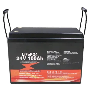 24V100Ah Smart Solar Battery Lithium Ion 12v 24v 100Ah 200ah 300ah 400ah Rechargeable Lithium Ion Battery Home Energy Storage
