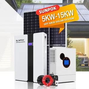 25-30kWh 30kW Residential Energy Storage System MPPT Off-Grid/Hybrid Inverter Lithium-ion Battery for Solar Home Use