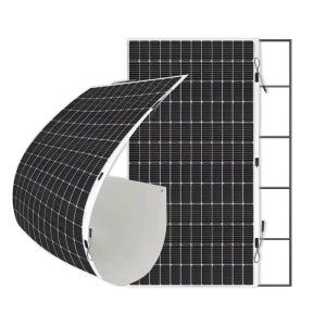 25 Year Warranty 490W 580W Flexible Solar Panel 23.5% High Efficiency Lightweight Solar Module for Residential Commercial