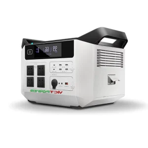 2500W LiFePO4 Portable Station MPPT Solar Generator Pure Sine Wave AC DC Type C Cigar Lighter Output Car Emergency