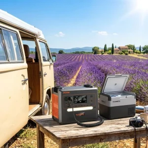 2500W LiFePO4 Solar Generator with UPS for Camping and Home Emergency