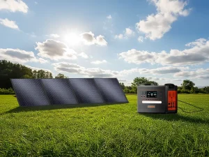 2500W Portable Power Station 200W Foldable Solar Panel Off Grid Power Solution Solar Power Generator Portablepowerstations