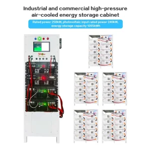 250kW 1205KWh Industrial Commercial High-Voltage Air-Cooled LiFePO4 On-Grid Energy Storage System for Photovoltaic Use
