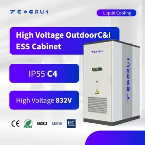 261kWh 125kW Commercial Industrial Battery Energy Storage System for Solar Energy Storage
