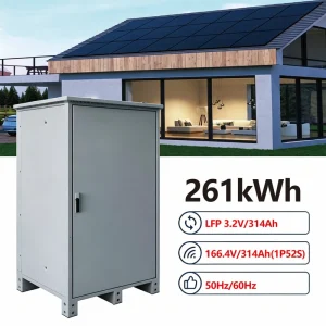 261kWh 128kWh Hybrid Solar Battery System Air Cooling for Office Complex Demand Response
