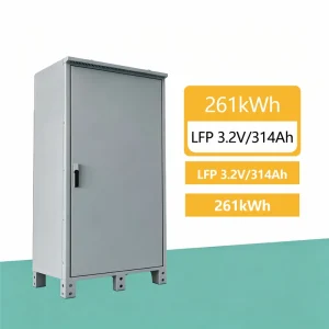 261kWh 128kWh Industrial Commercial Lithium Battery Solar System High Voltage Storage Battery Cabinet