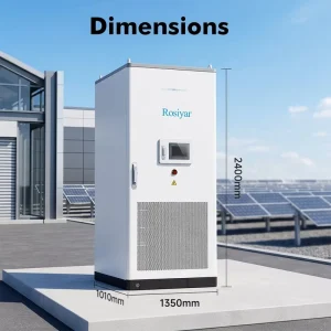 261kWh LiFePO4 Liquid Cooling Solar Battery Storage System Power Station for Hybrid/Off-Grid Use