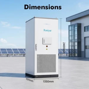 261kWh LiFePO4 Solar Inverter Hybrid Off Grid Liquid Cooling All in One Bess Battery Energy System Power Station