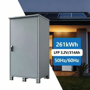 261kWh Off-Grid All-in-One LiFePO4 Solar Storage System Air-Cooled 200A for Microgrid