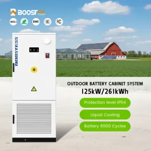 261kwh 125kw Industry Commercial Lithium Batteries Container Solar Lifepo4 High Voltage Energy Storage Battery System