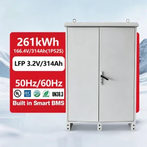 261kwh 128kwh Off Grid All In One LiFePO4 Solar Storage System Air Cooling For Microgrid
