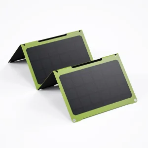 28W Foldable Portable Monocrystalline Solar Panel 22% Efficiency ETFE Lamination