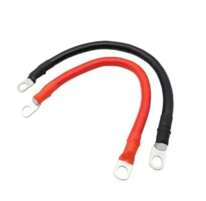 2AWG Solar Inverter Battery Cable with M8 M10 Copper Lug Terminal