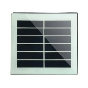 2W 6V Small Glass-Laminated Monocrystalline Silicon Solar Cell Panel