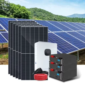 2kW 11kW 22kW Hybrid On Grid Off Grid Solar System LifePo4 Battery CE Certified Cus Solar System Kit High Efficiency Factory Dir