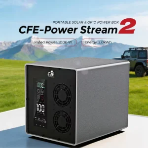 2kWh 6.4V Portable Lithium Ion Solar Panel Generator Power Mini All-in-One Energy System for Camping Outdoor Home Use