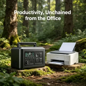 2kWh Solar Generator 2010Wh 1200W 10k Cycles LFP 1.5H Fast Recharge PD 65W for Home, RV and Off-grid