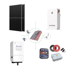 3-10kW Hybrid Inverter 5kWh LiFePO4 Lithium Battery Complete Home Solar Energy Storage System Kit Powerwall LV Residential