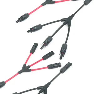 3-in-1 High Voltage Solar Cable for Industrial Photovoltaic Panels Copper Conductor XLPE Insulation IP67