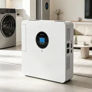 3.5KW 5120Wh 25.6V 200Ah MPPT Pure Sine Wave All in One Hybrid Grid Solar Inverter and Lithium Battery ESS Wall Mounted for Home