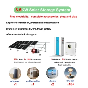 Solar Storage System Hybrid Solar Inverter Wall Mounted Battery Pack Home Energy Storage UPS Backup Power Emergency Power System