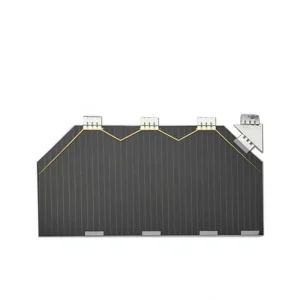 30% Efficiency Flexible Thin Film Triple Junction GaAs Solar Cell 40x80mm For Satellite Aerospace