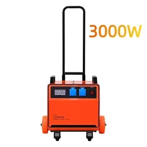 3000W Portable Power Station 76.8Wh LiFePO4 Battery Bank Factory Mini Solar Generator for Outdoor Travel Home