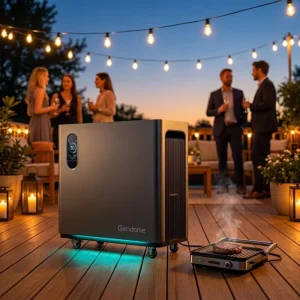 3000W Portable Power Station LiFePO4 3072Wh Solar Generator with Wireless Charger & UPS Function