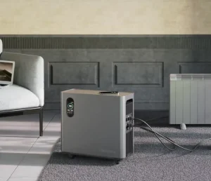 3000Wh Portable Solar Generator with Fast Charging Expandable Capacity and Smart Display for Off-Grid Living