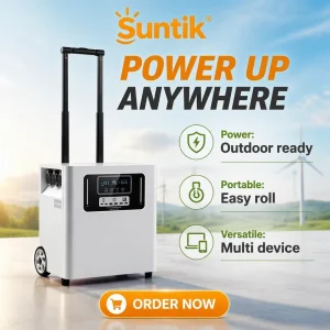 3000w 240V LiFePO4 Portable Power Station Solar Generator Lithium Battery Pack for Home Backup Outdoor Camping