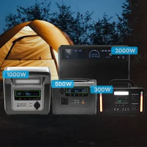 300W 2000W 216Wh 512Wh 1440Wh 2592Wh Solar Generator Backup Emergency Camping Outdoor Mobile Portable Power Station