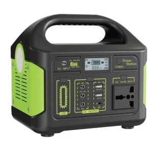 300W 204.8 256LiFePO4 Modified Sine Wave Portable Power Station Solar Generator AC Output DC12V USB LED Lighting for Camping