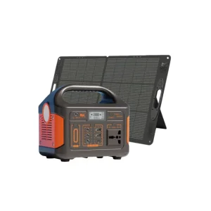 300W 220V 110V LiFePO4 Battery Solar Generator 500W Portable Power Station Solar Panels Kit Jump Starter Flashlight