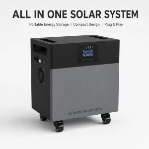 300W 2500W Portable Solar Generator Kit 1kWh 2.6kWh 4kWh LiFePO4 Battery with Foldable Solar Panel