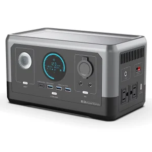 300W 285Wh Portable Outdoor Power Station NCM Battery Solar Generator AC DC USB for Camping Emergency Backup