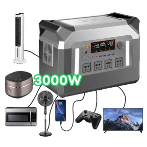 300W 500W 1KW 2KW 3KW 5KW Portable Outdoor Power Station Fast Charging MPPT Emergency Camping Solar Generator