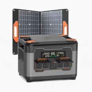 300W-5120W Portable Power Station Solar Generator with Optional LiFePO4 Battery and Solar Charging for Camping Home Backup Emergency