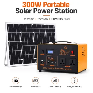 300W 600W 1000W Portable Power Station Solar Wireless Fast Charging Outdoor Camping Energy Generator Backup