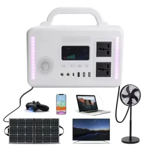 300W Portable Power Station 220V Outdoor 294Wh Power Supply Solar Panel Generator