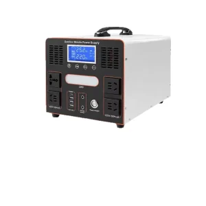 300W Portable Power Station with Pure Sine Wave, Solar Generator, Jump Starter, LiFePO4 Battery, AC, DC, and USB