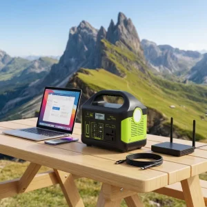 300W Portable Solar Generator (Solar Panel Optional) for Home Backup Weather Emergencies Outdoor Recreation