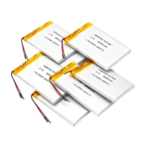 307095 Pouch Cell 2800mAh Li Polymer Battery 3.7 Voltage with 500 Cycles for Home Solar Energy Storage Systems