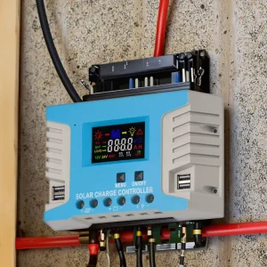 30A 40A PWM Solar Charging Controller 12V 24V Color LCD Display CE Certified 3120W Max PV Power for Water Heater Lighting
