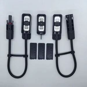 30A IP68 防水太阳能光伏接线盒连接器 太阳能电池板并联分线器电缆 用于光伏发电系统