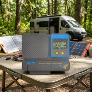 30A MPPT Solar Charge Controller 12V 24V Automatic Regulator with LCD Display for PV Charging